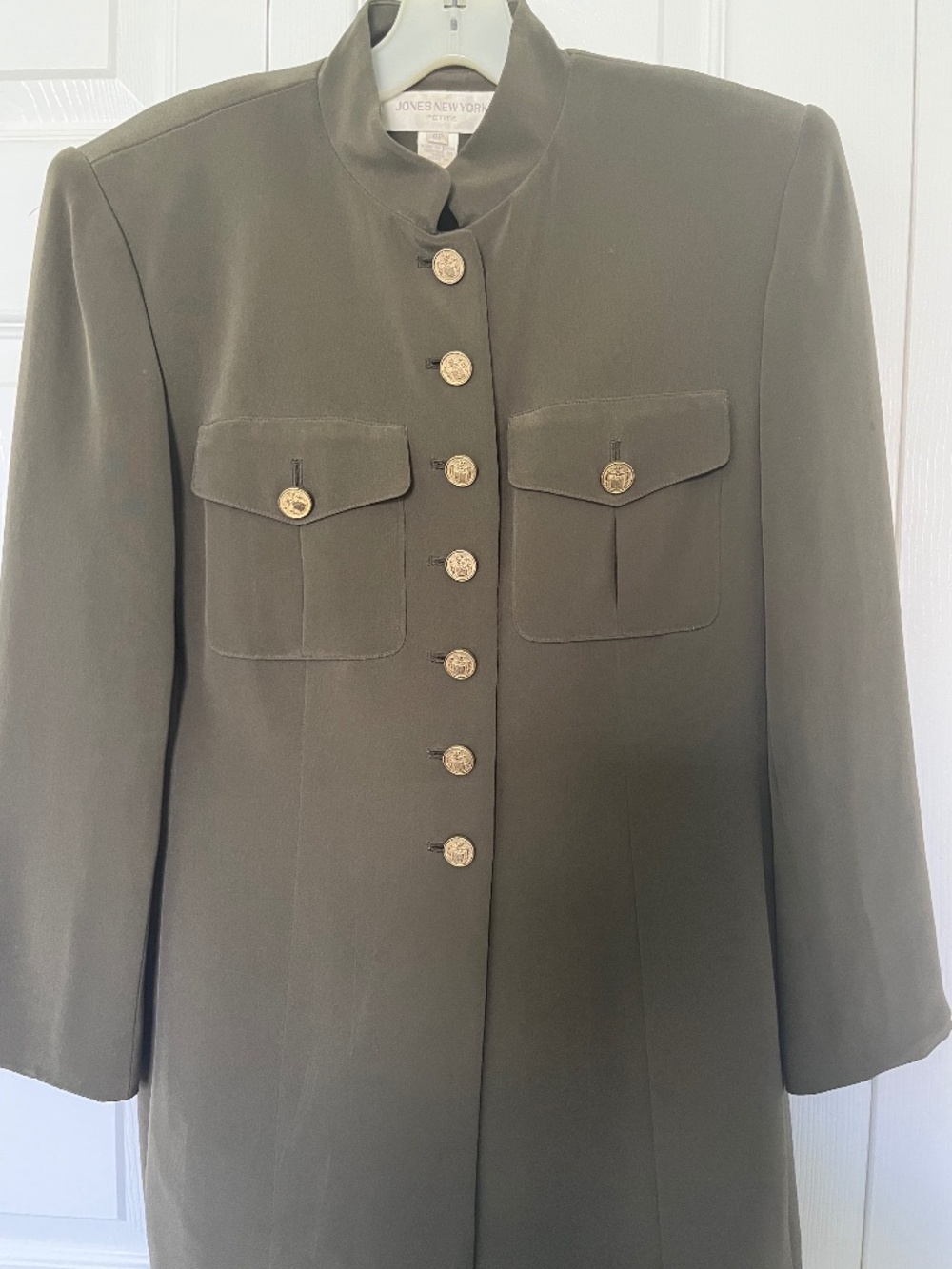Jones New York Military style jacket